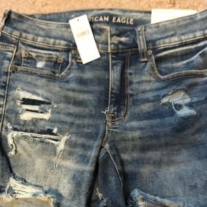 Woman’s denim shorts